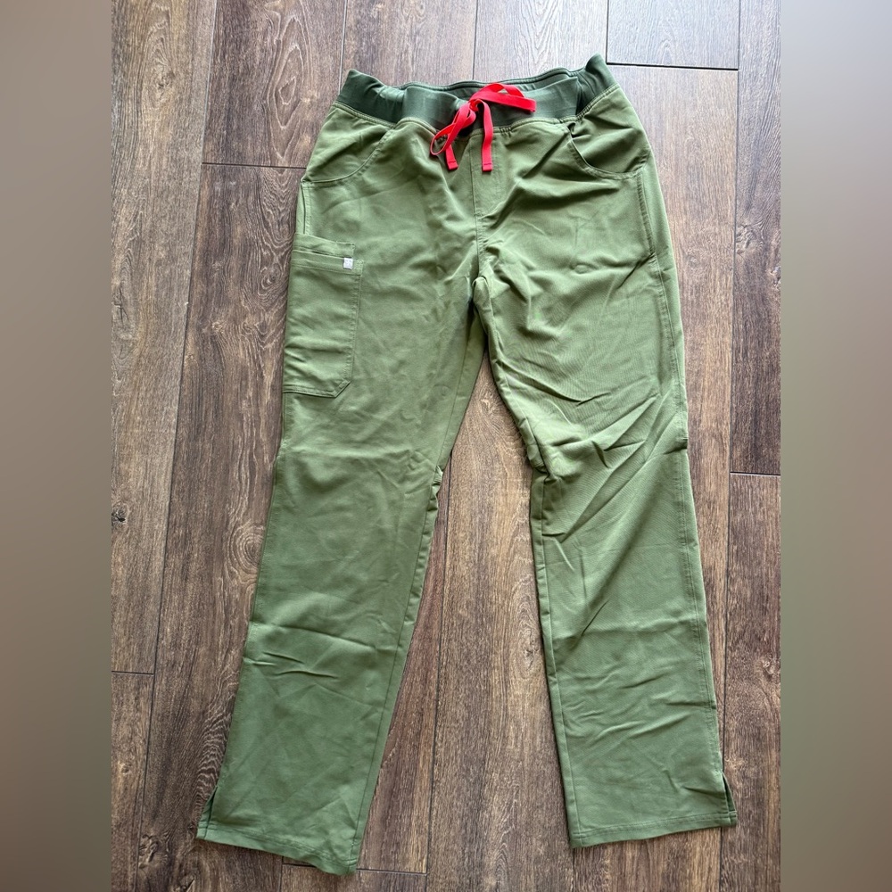 Figs dark olive scrubs